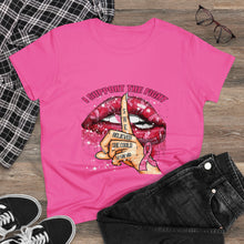 Load image into Gallery viewer, I SUPPORT PINK BCA-75 COTTON LADIES Tee
