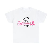 Load image into Gallery viewer, IM A SURVIVOR BCA-44 Cotton Tee