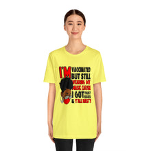 Load image into Gallery viewer, I'm Vaccinated red Short Sleeve Tee