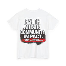 Load image into Gallery viewer, Faith & Music Community T‑Shirt — "Extra Extra: Morning Praise 2026" bs
