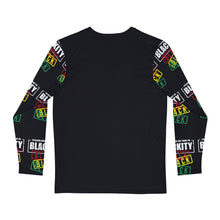 Load image into Gallery viewer, Blackity Blackity Long Sleeve Shirt — Bold Afrocentric Pride Tee