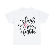 Load image into Gallery viewer, LIVE LOVE FIGHT BCA-48 Cotton Tee