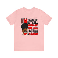Load image into Gallery viewer, I'm Vaccinated red Short Sleeve Tee