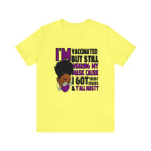 Load image into Gallery viewer, I'm Vaccinated purp Short Sleeve Tee