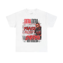 Load image into Gallery viewer, Faith & Music Community T‑Shirt — "Extra Extra: Morning Praise 2026" bs