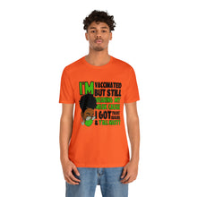 Load image into Gallery viewer, I'm Vaccinated green Short Sleeve Tee