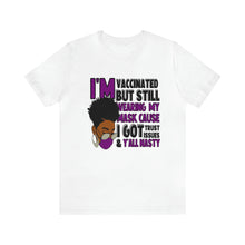 Load image into Gallery viewer, I'm Vaccinated purp Short Sleeve Tee