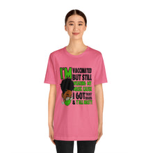 Load image into Gallery viewer, I'm Vaccinated green Short Sleeve Tee