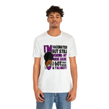 Load image into Gallery viewer, I'm Vaccinated purp Short Sleeve Tee