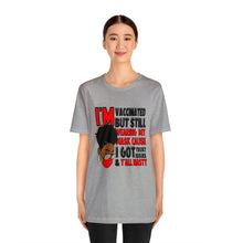 Load image into Gallery viewer, I'm Vaccinated red Short Sleeve Tee
