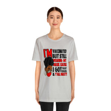 Load image into Gallery viewer, I'm Vaccinated red Short Sleeve Tee