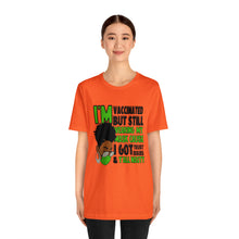 Load image into Gallery viewer, I'm Vaccinated green Short Sleeve Tee