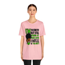 Load image into Gallery viewer, I'm Vaccinated green Short Sleeve Tee