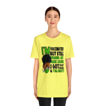 Load image into Gallery viewer, I'm Vaccinated green Short Sleeve Tee