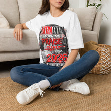 Load image into Gallery viewer, T-Shirt — "Extra Extra The Morning Praise" Radio DJ 2026 Graphic Tee