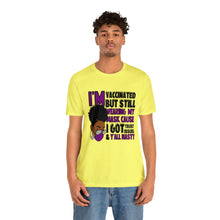Load image into Gallery viewer, I'm Vaccinated purp Short Sleeve Tee