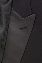 Load image into Gallery viewer, "Milan" Black Tuxedo Jacket Peak (Separates)