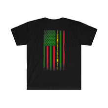 Load image into Gallery viewer, Emancipation Day/Flag 2s Unisex Softstyle T-Shirt