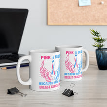 Load image into Gallery viewer, PINK & BLUE Ceramic Mug 11oz