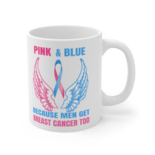 Load image into Gallery viewer, PINK & BLUE Ceramic Mug 11oz