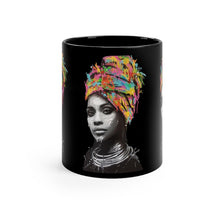 Load image into Gallery viewer, Splash Wrap Mom Black mug 11oz