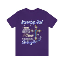 Load image into Gallery viewer, November Girl Short Sleeve Tee