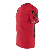 Load image into Gallery viewer, JPE Red & Black AOP Tee