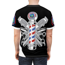 Load image into Gallery viewer, Pro BARBER AOP Cut & Sew Tee