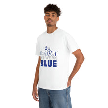 Load image into Gallery viewer, In MARCH We Wear Blue Cotton Tee