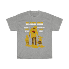 Load image into Gallery viewer, Black Dad Cotton Tee