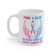 Load image into Gallery viewer, PINK & BLUE Ceramic Mug 11oz