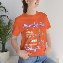 Load image into Gallery viewer, November Girl Short Sleeve Tee