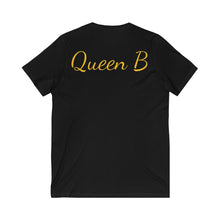Load image into Gallery viewer, Queen B Jersey Short Sleeve V-Neck Tee