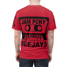 Load image into Gallery viewer, JPE Red & Black AOP Tee