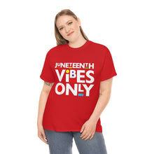 Load image into Gallery viewer, Vibes Only Unisex Cotton Tee