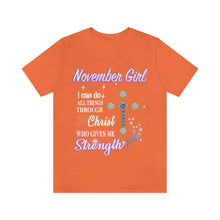 Load image into Gallery viewer, November Girl Short Sleeve Tee