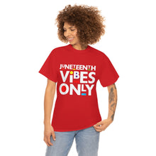 Load image into Gallery viewer, Vibes Only Unisex Cotton Tee