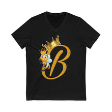Load image into Gallery viewer, Queen B Jersey Short Sleeve V-Neck Tee