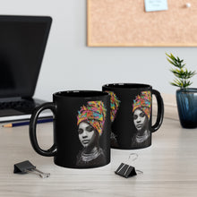 Load image into Gallery viewer, Splash Wrap Mom Black mug 11oz