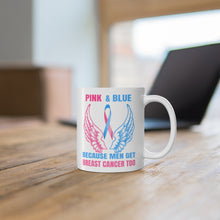 Load image into Gallery viewer, PINK & BLUE Ceramic Mug 11oz