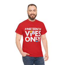 Load image into Gallery viewer, Vibes Only Unisex Cotton Tee