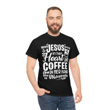Load image into Gallery viewer, With Jesus in Her Heart Cotton Tee