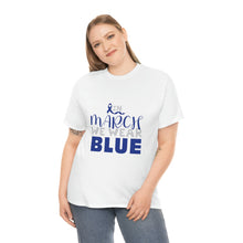 Load image into Gallery viewer, In MARCH We Wear Blue Cotton Tee