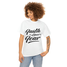Load image into Gallery viewer, Faith Over Fear Cotton Tee