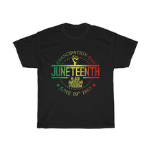 Load image into Gallery viewer, Emancipation Day/ J19th Flag 2s Unisex Cotton Tee