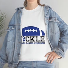 Load image into Gallery viewer, TACKLE Colon Cancer Awareness Cotton Tee