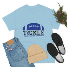 Load image into Gallery viewer, TACKLE Colon Cancer Awareness Cotton Tee