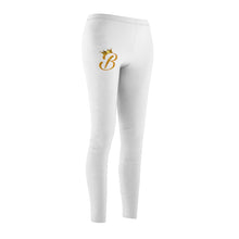 Load image into Gallery viewer, Queen Bee Leggings White