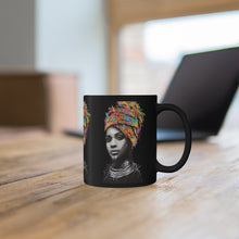 Load image into Gallery viewer, Splash Wrap Mom Black mug 11oz