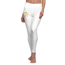 Load image into Gallery viewer, Queen Bee Leggings White